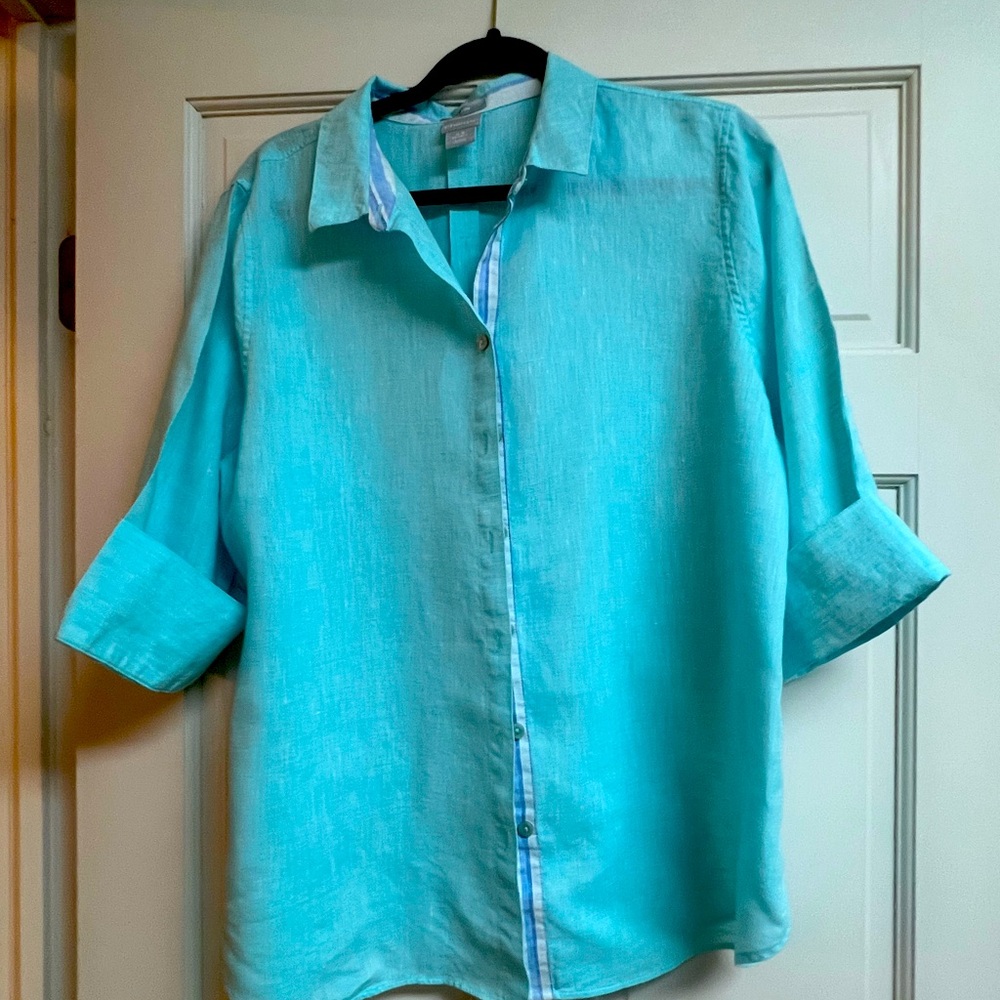 Chicos linen no iron size 2.5 or large